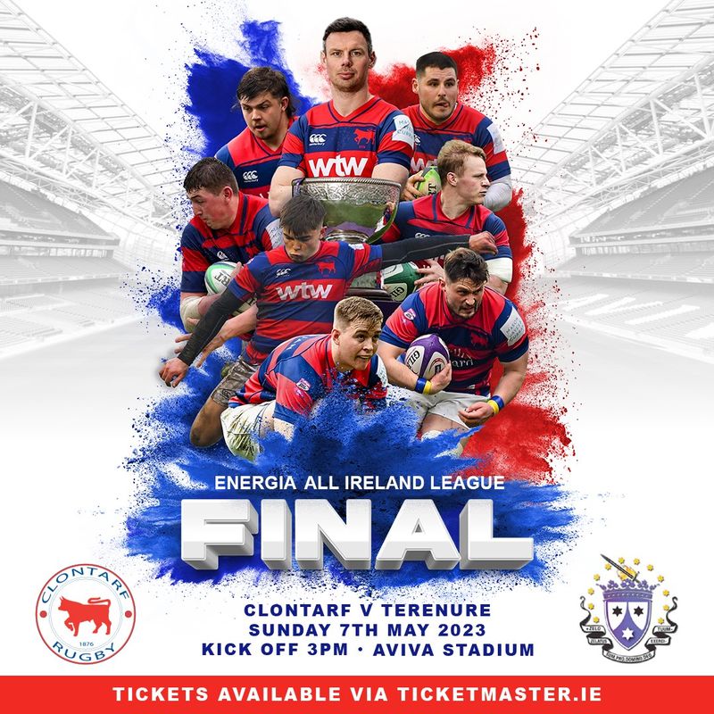  All-Ireland League Final: Clontarf Rugby Takes on Terenure